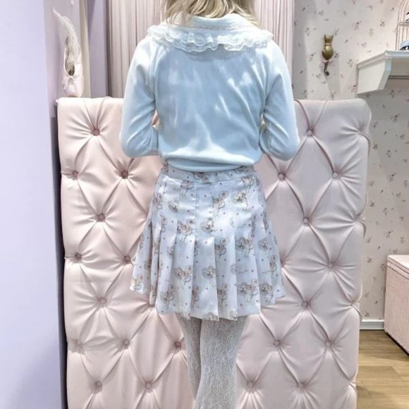 RoseMarie Seoir angel pleated mini skirt - Picture 3 of 10